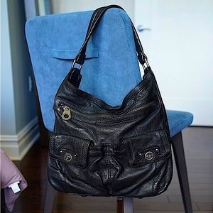 Marc by Marc Jacobs Black Totally Turnlock Faridah Hobo